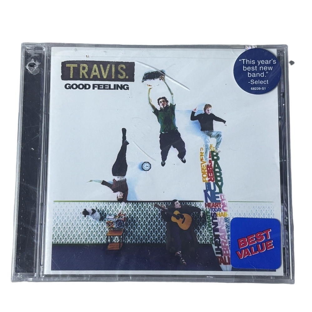 Travis – Good Feeling CD Album 1997 Epic Records Debut Britpop Rock Sealed